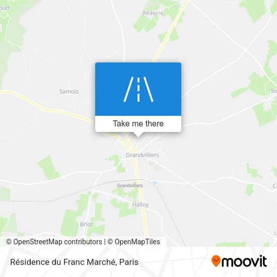 Résidence du Franc Marché map