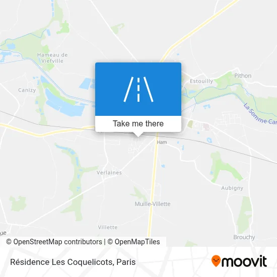 Résidence Les Coquelicots map
