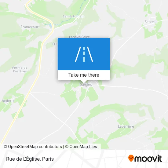 Rue de L'Église map