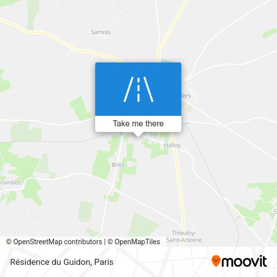 Résidence du Guidon map