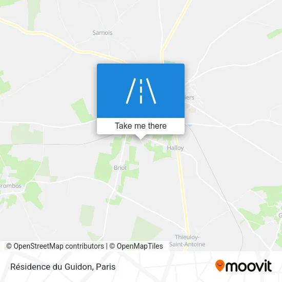 Résidence du Guidon map