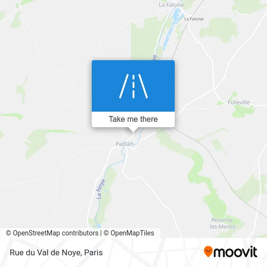 Rue du Val de Noye map