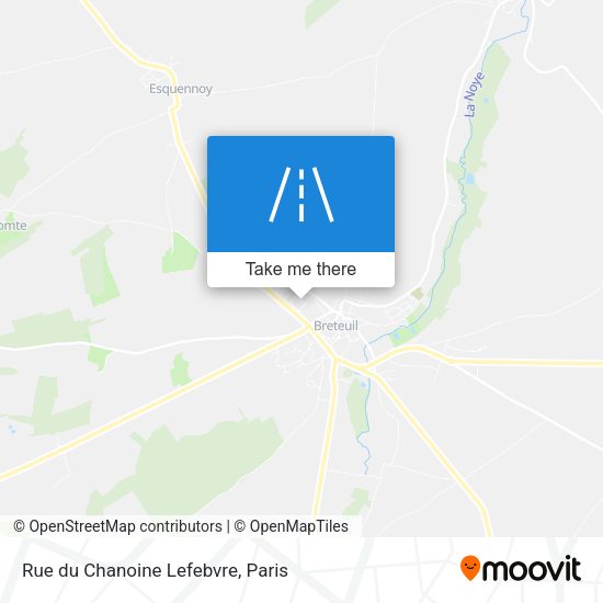 Rue du Chanoine Lefebvre map