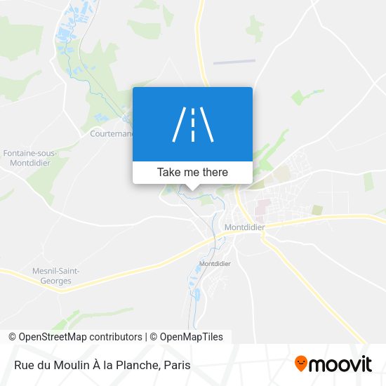 Rue du Moulin À la Planche map