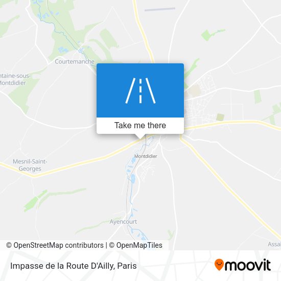Impasse de la Route D'Ailly map