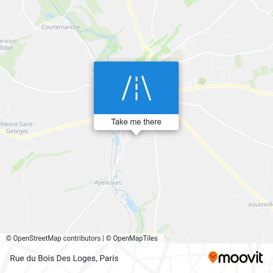 Rue du Bois Des Loges map