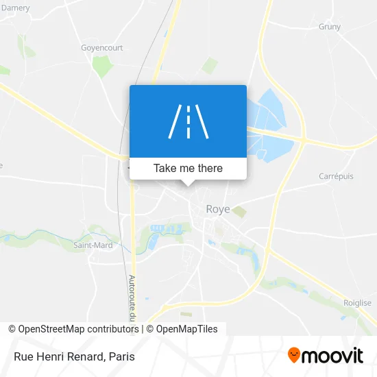 Rue Henri Renard map
