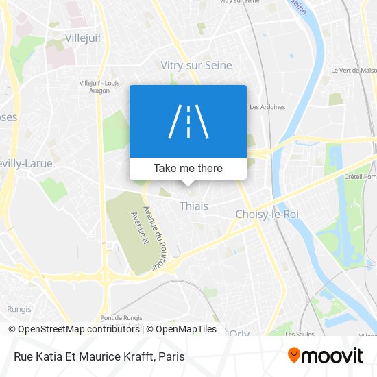 Rue Katia Et Maurice Krafft map