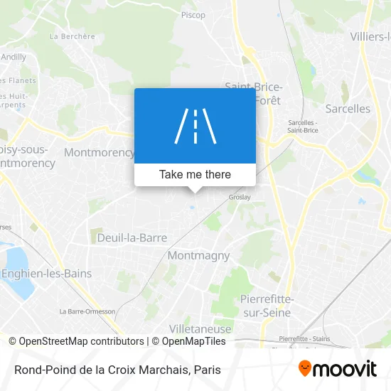 Rond-Poind de la Croix Marchais map