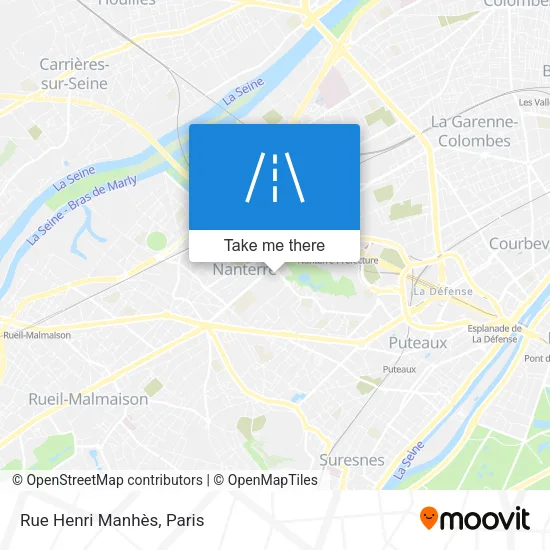 Rue Henri Manhès map