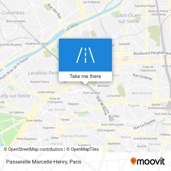 Passerelle Marcelle-Henry map