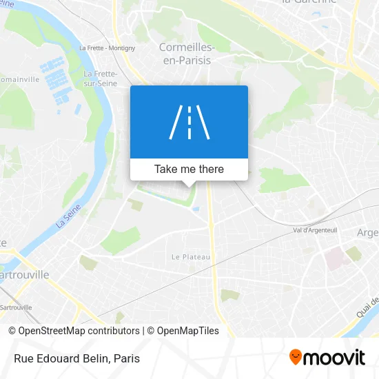 Rue Edouard Belin map