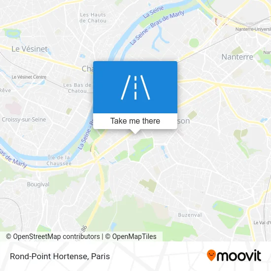 Rond-Point Hortense map