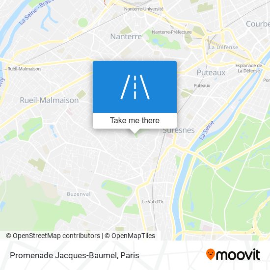 Mapa Promenade Jacques-Baumel