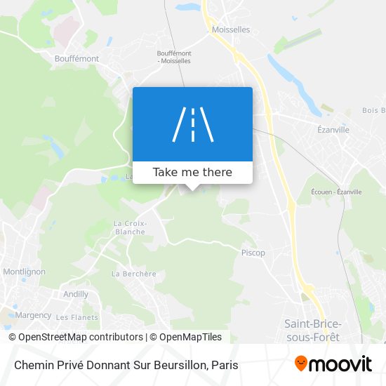 Mapa Chemin Privé Donnant Sur Beursillon