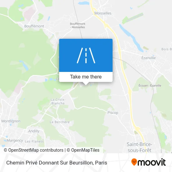 Chemin Privé Donnant Sur Beursillon map