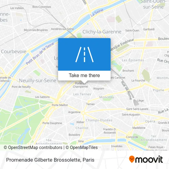 Promenade Gilberte Brossolette map