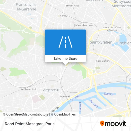 Rond-Point Mazagran map