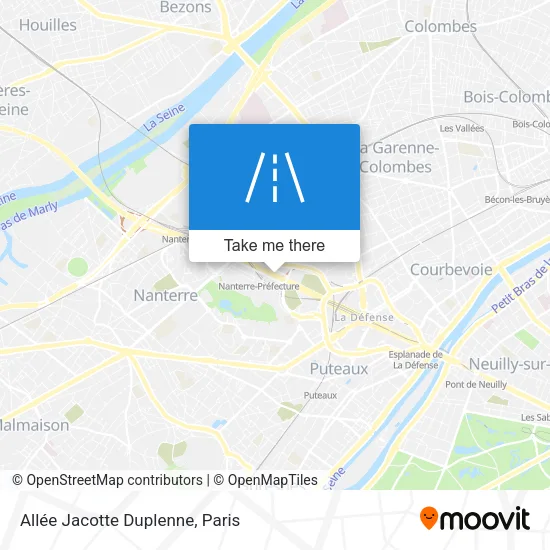 Allée Jacotte Duplenne map