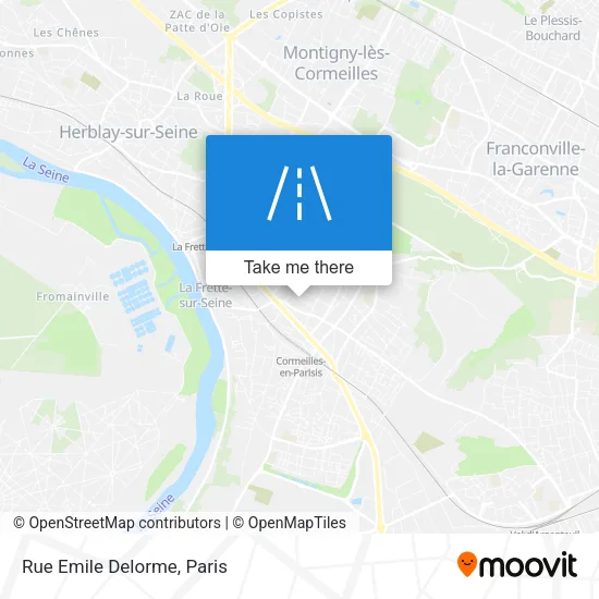 Rue Emile Delorme map