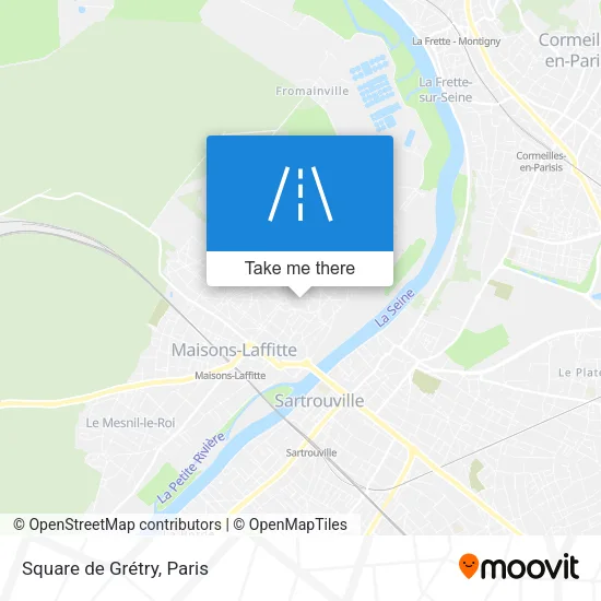 Square de Grétry map