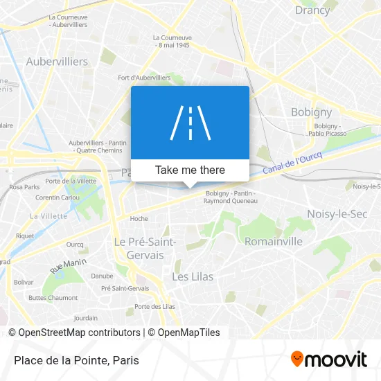 Place de la Pointe map