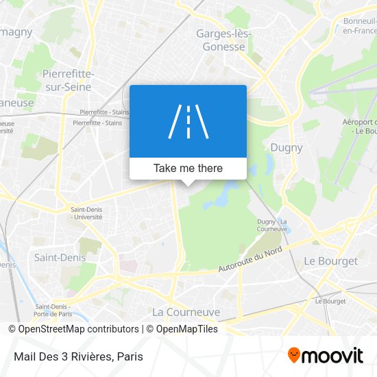 Mail Des 3 Rivières map