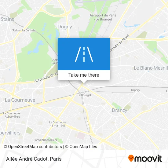 Allée André Cadot map