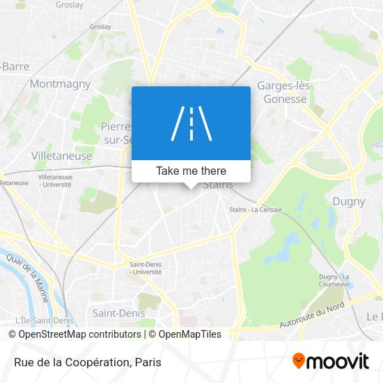 Rue de la Coopération map