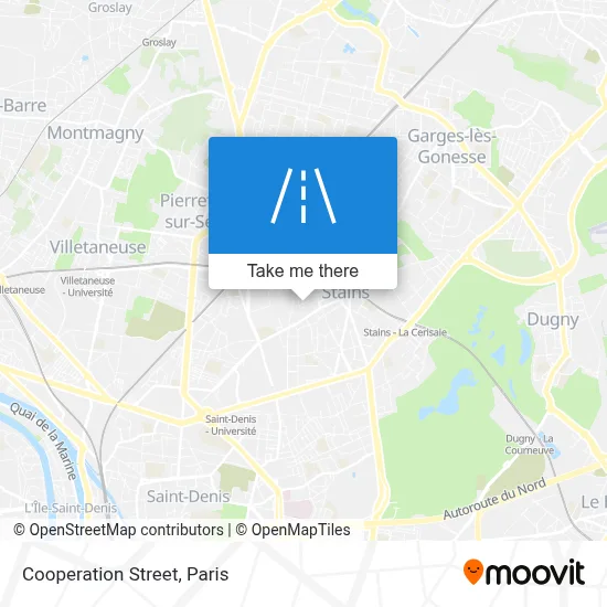 Rue de la Coopération map