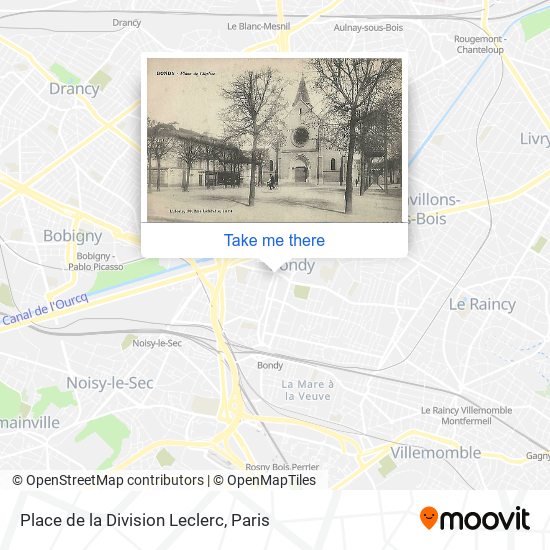 Mapa Place de la Division Leclerc