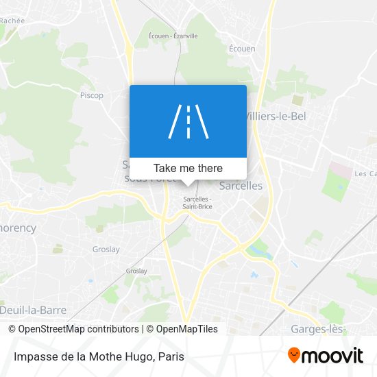 Impasse de la Mothe Hugo map
