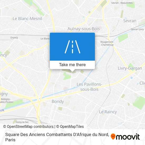 ¿Cómo llegar a Square Des Anciens Combattants D'Afrique du Nord, Les ...