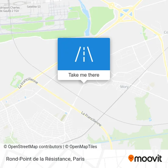 Rond-Point de la Résistance map