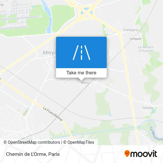 Chemin de L'Orme map