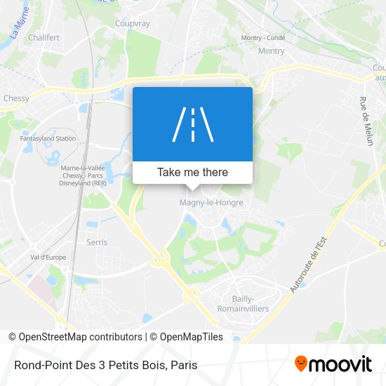 Rond-Point Des 3 Petits Bois map