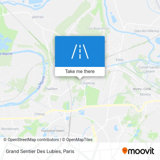 Grand Sentier Des Lubies map