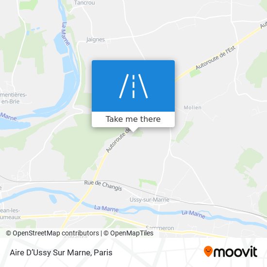 Aire D’Ussy Sur Marne map