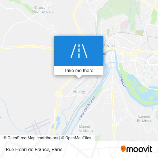 Rue Henri de France map