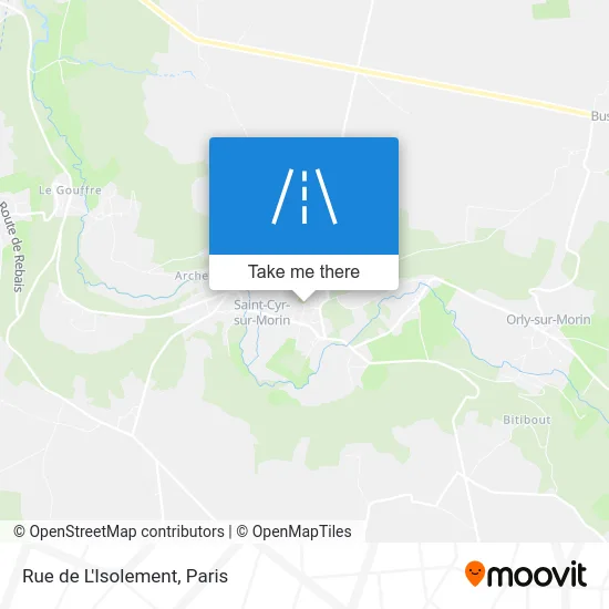 Rue de L'Isolement map
