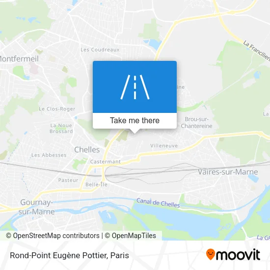 Rond-Point Eugène Pottier map