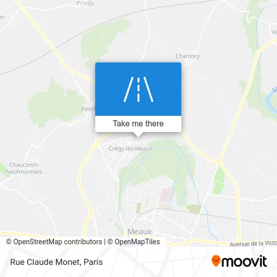 Rue Claude Monet map