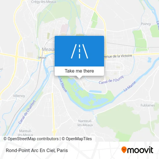 Rond-Point Arc En Ciel map