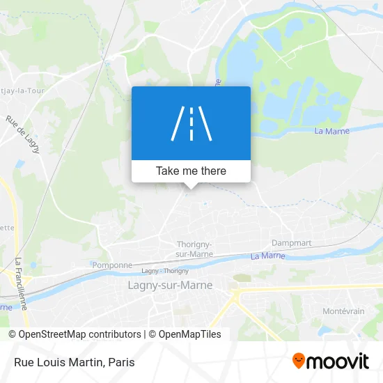 Rue Louis Martin map