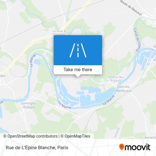 Rue de L'Épine Blanche map