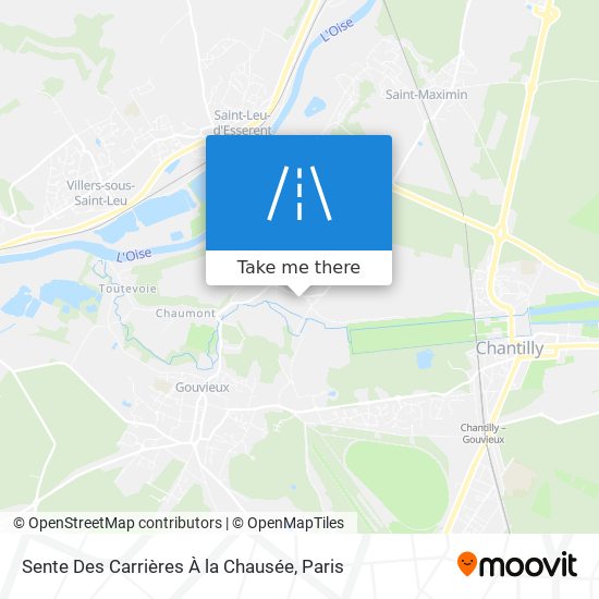Sente Des Carrières À la Chausée map
