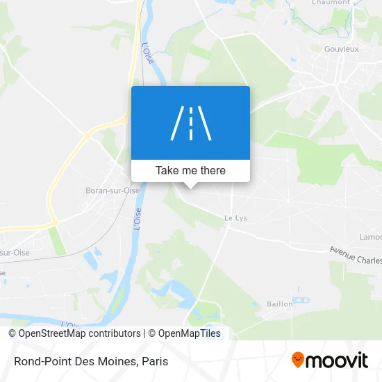 Rond-Point Des Moines map