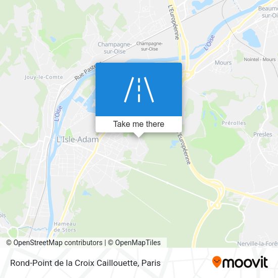 Rond-Point de la Croix Caillouette map
