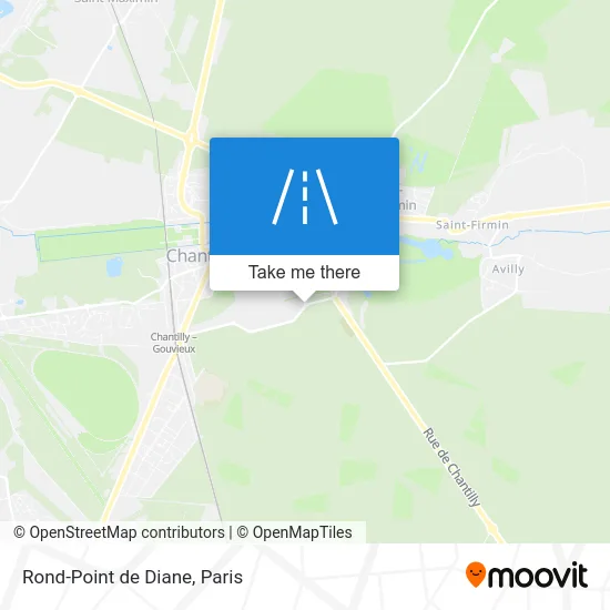 Rond-Point de Diane map