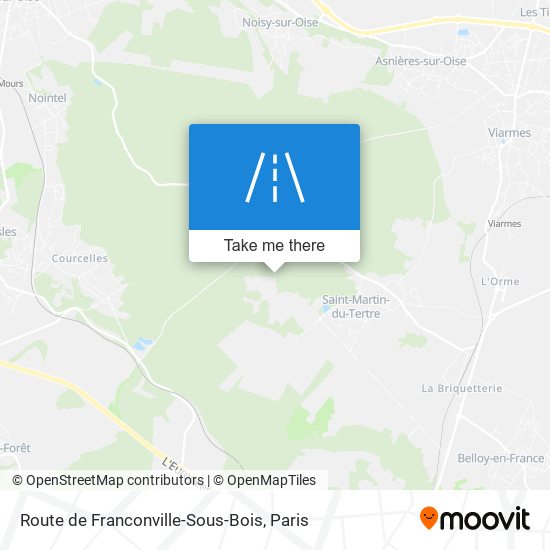 Route de Franconville-Sous-Bois map